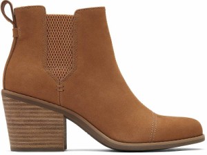 TOMS トムス レディース 女性用 シューズ 靴 ブーツ チェルシーブーツ アンクル Everly Tan Oiled Nubuck【送料無料】