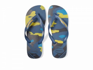 Havaianas ハワイアナス メンズ 男性用 シューズ 靴 サンダル Top Camo Flip Flop Sandal Indigo Blue【送料無料】