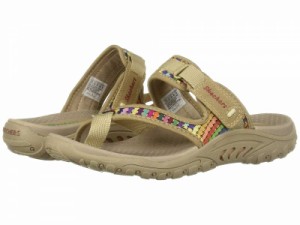 SKECHERS スケッチャーズ レディース 女性用 シューズ 靴 サンダル Reggae Mad Swag Dark Natural【送料無料】