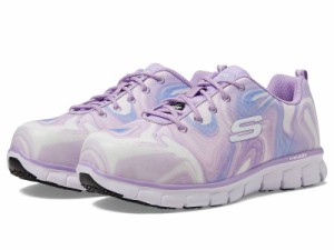 SKECHERS Work スケッチャーズ レディース 女性用 シューズ 靴 スニーカー 運動靴 Sure Track Comp Toe Purple/White【送料無料】