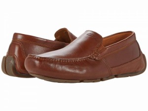 Clarks クラークス メンズ 男性用 シューズ 靴 ローファー Markman Plain Dark Tan Leather【送料無料】