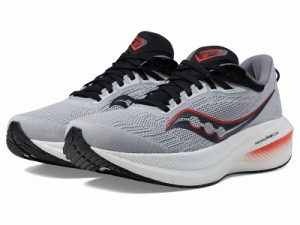 Saucony サッカニー メンズ 男性用 シューズ 靴 スニーカー 運動靴 Triumph 21 Concrete/Black【送料無料】