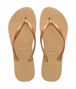 Havaianas ハワイアナス レディース 女性用 シューズ 靴 サンダル Slim Flatform Flip-Flop Sandal Golden【送料無料】