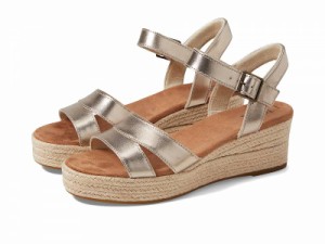 TOMS トムス レディース 女性用 シューズ 靴 ヒール Audrey Light Gold Metallic Leather【送料無料】