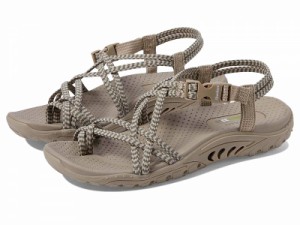 SKECHERS スケッチャーズ レディース 女性用 シューズ 靴 サンダル Reggae Perfect Duo Taupe/Olive【送料無料】