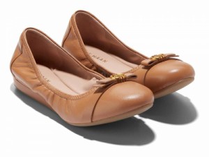 Cole Haan コールハーン レディース 女性用 シューズ 靴 フラット Tova Bow Ballet Pecan Leather【送料無料】