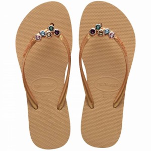 Havaianas ハワイアナス レディース 女性用 シューズ 靴 サンダル Slim Flatform Luxury Sandals Golden【送料無料】