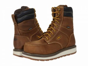 Keen Utility キーン メンズ 男性用 シューズ 靴 ブーツ ワークブーツ Cincinnati 8 Waterproof Belgian/Sandshell【送料無料】