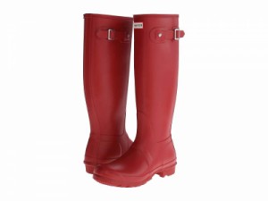 HUNTER ハンター レディース 女性用 シューズ 靴 ブーツ レインブーツ Original Tall Military Red【送料無料】