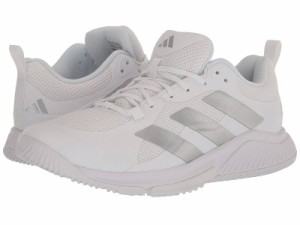 adidas アディダス レディース 女性用 シューズ 靴 スニーカー 運動靴 Court Team Bounce 2.0 White/Silver Metallic【送料無料】