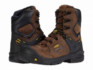 Keen Utility キーン メンズ 男性用 シューズ 靴 ブーツ ワークブーツ Dover 8 Waterproof (Carbon-fiber Toe) Dark【送料無料】