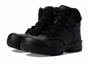 Keen Utility キーン メンズ 男性用 シューズ 靴 ブーツ ワークブーツ 6 Independence WP Black/Black【送料無料】