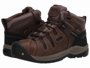 Keen Utility キーン メンズ 男性用 シューズ 靴 ブーツ ワークブーツ Flint II Mid Waterproof (Steel Toe) Cascade【送料無料】