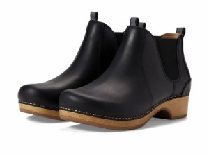 Dansko ダンスコ レディース 女性用 シューズ 靴 ブーツ アンクル ショートブーツ Becka Black Oiled Pull Up【送料無料】