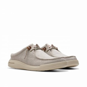 Clarks クラークス メンズ 男性用 シューズ 靴 スニーカー 運動靴 Driftlite Surf Light Grey Textile【送料無料】