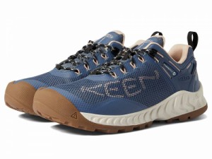 Keen キーン レディース 女性用 シューズ 靴 ブーツ ハイキング トレッキング Nxis Evo WP Vintage Indigo/Peachy Keen【送料無料】