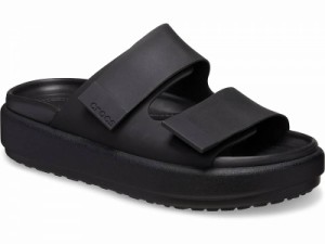 crocs クロックス レディース 女性用 シューズ 靴 サンダル Brooklyn Luxe Sandal Black/Black【送料無料】