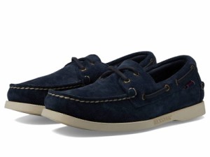 Sebago セバゴ メンズ 男性用 シューズ 靴 ボートシューズ Portland Rough Out Blue Navy【送料無料】