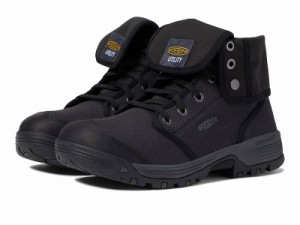 Keen Utility キーン メンズ 男性用 シューズ 靴 ブーツ ワークブーツ Roswell Mid Soft Toe Black/Magnet【送料無料】