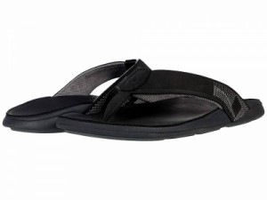 Olukai オルカイ メンズ 男性用 シューズ 靴 サンダル Tuahine Black/Black【送料無料】