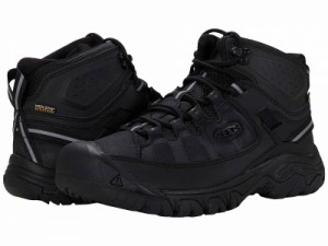 Keen キーン メンズ 男性用 シューズ 靴 ブーツ ハイキング トレッキング Targhee Exp Mid WP Black/Black【送料無料】