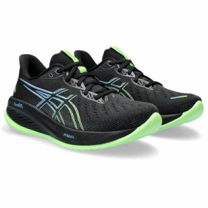 ASICS アシックス メンズ 男性用 シューズ 靴 スニーカー 運動靴 GEL-Cumulus 26 Black/Electric Lime【送料無料】