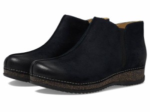 Dansko ダンスコ レディース 女性用 シューズ 靴 ブーツ アンクル ショートブーツ Makara Black Burnished Suede【送料無料】