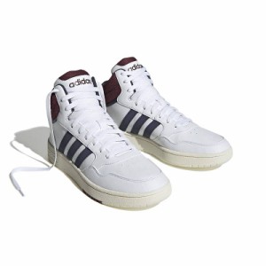 adidas Originals アディダス メンズ 男性用 シューズ 靴 スニーカー 運動靴 Hoops 3.0 Mid White/Shadow Navy/Shadow Red【送料無料】