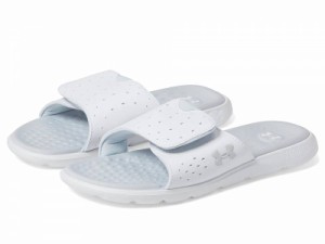 Under Armour アンダーアーマー レディース 女性用 シューズ 靴 サンダル Ignite Pro Slide White/White/Halo Gray【送料無料】