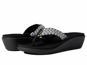 Teva テバ レディース 女性用 シューズ 靴 ヒール Voya Wedge Paint Tracks Black/White【送料無料】