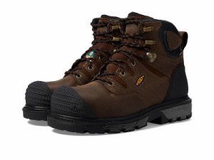 Keen Utility キーン メンズ 男性用 シューズ 靴 ブーツ ワークブーツ CSA Camden 6 Waterproof Dark Earth/Black【送料無料】