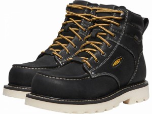 Keen Utility キーン メンズ 男性用 シューズ 靴 ブーツ ワークブーツ Cincinnati 90 Degree 6 Waterproof Black/Sandshell【送料無料】