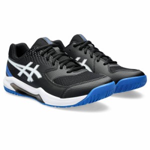 ASICS アシックス メンズ 男性用 シューズ 靴 スニーカー 運動靴 GEL-Dedicate 8 Tennis Shoe Black/Tuna Blue【送料無料】