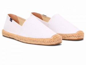 Soludos ソルドス メンズ 男性用 シューズ 靴 ローファー Original Espadrille Oasis White【送料無料】