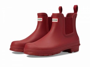 HUNTER ハンター レディース 女性用 シューズ 靴 ブーツ レインブーツ Original Chelsea Vital Burgundy【送料無料】