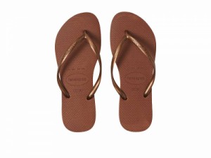 Havaianas ハワイアナス レディース 女性用 シューズ 靴 サンダル Slim Flip Flop Sandal Rust/Metallic Copper【送料無料】