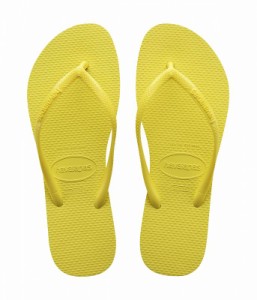 Havaianas ハワイアナス レディース 女性用 シューズ 靴 サンダル Slim Flip Flop Sandal Pixel Yellow【送料無料】