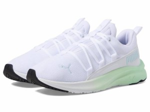 PUMA プーマ レディース 女性用 シューズ 靴 スニーカー 運動靴 Softride One4All Mesh Fade PUMA White/Dewdrop/Fresh Mint【送料無料】