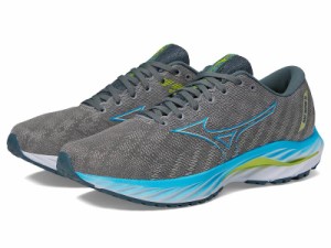 Mizuno ミズノ メンズ 男性用 シューズ 靴 スニーカー 運動靴 Wave Inspire 19 Ghost Grey/Jet Blue【送料無料】