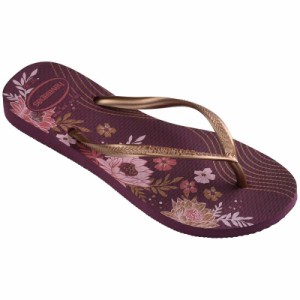 Havaianas ハワイアナス レディース 女性用 シューズ 靴 サンダル Slim Organic Flip Flop Sandal Purple Soil【送料無料】