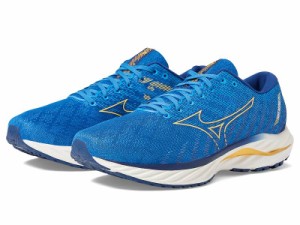 Mizuno ミズノ メンズ 男性用 シューズ 靴 スニーカー 運動靴 Wave Inspire 19 Snorkel Blue/Pale Marigold【送料無料】