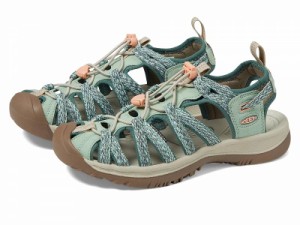 Keen キーン レディース 女性用 シューズ 靴 サンダル Whisper Granite Green/Peach Parfait【送料無料】