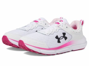 Under Armour アンダーアーマー レディース 女性用 シューズ 靴 スニーカー 運動靴 Charged Assert 10 White/Rebel【送料無料】