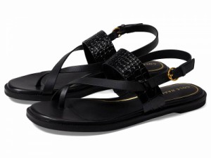 Cole Haan コールハーン レディース 女性用 シューズ 靴 サンダル Anica Lux Sandal Black Leather/Black Crocodile Print【送料無料】