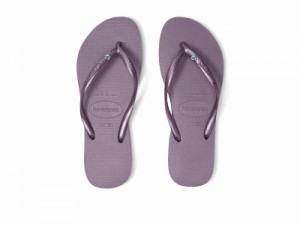 Havaianas ハワイアナス レディース 女性用 シューズ 靴 サンダル Slim Crystal SW II Flip Flop Sandal Malve【送料無料】