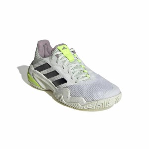 adidas アディダス レディース 女性用 シューズ 靴 スニーカー 運動靴 Barricade 13 White/Black/Crystal Jade【送料無料】