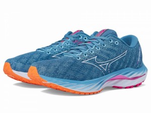 Mizuno ミズノ レディース 女性用 シューズ 靴 スニーカー 運動靴 Wave Inspire 19 Provincial Blue/White【送料無料】