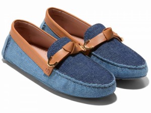 Cole Haan コールハーン レディース 女性用 シューズ 靴 ローファー ボートシューズ Evelyn Bow Driver Light Denim/Dark【送料無料】