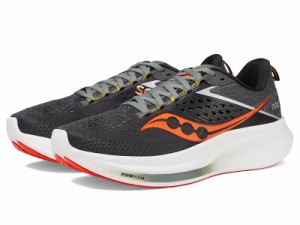 Saucony サッカニー メンズ 男性用 シューズ 靴 スニーカー 運動靴 Ride 17 Shadow/Pepper 1【送料無料】