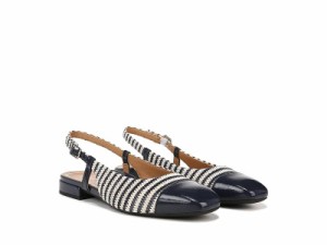 VIONIC バイオニック レディース 女性用 シューズ 靴 フラット Petaluma Navy Stripe Raffia【送料無料】